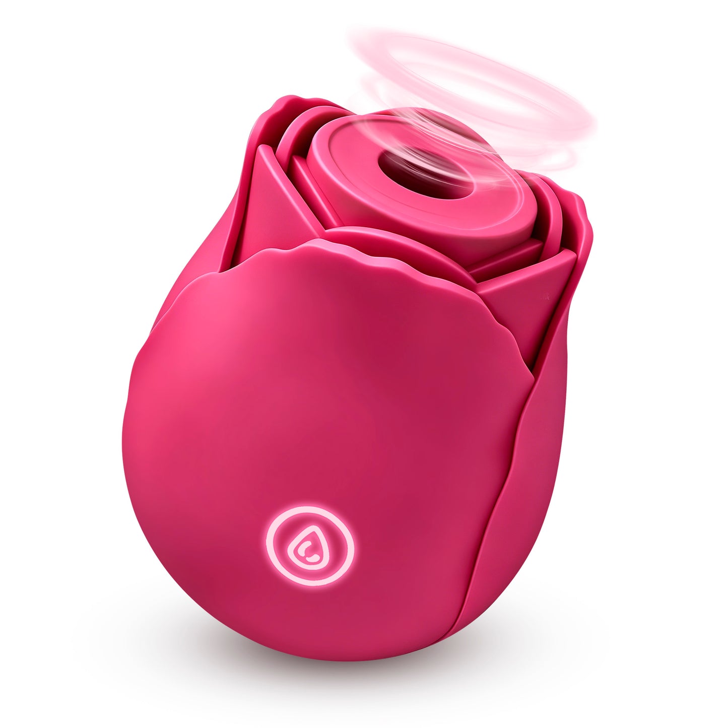 Original Suction Rose Toy with Free Storage Bag - tongue vibrator featuring waterproof, quiet, rechargeable