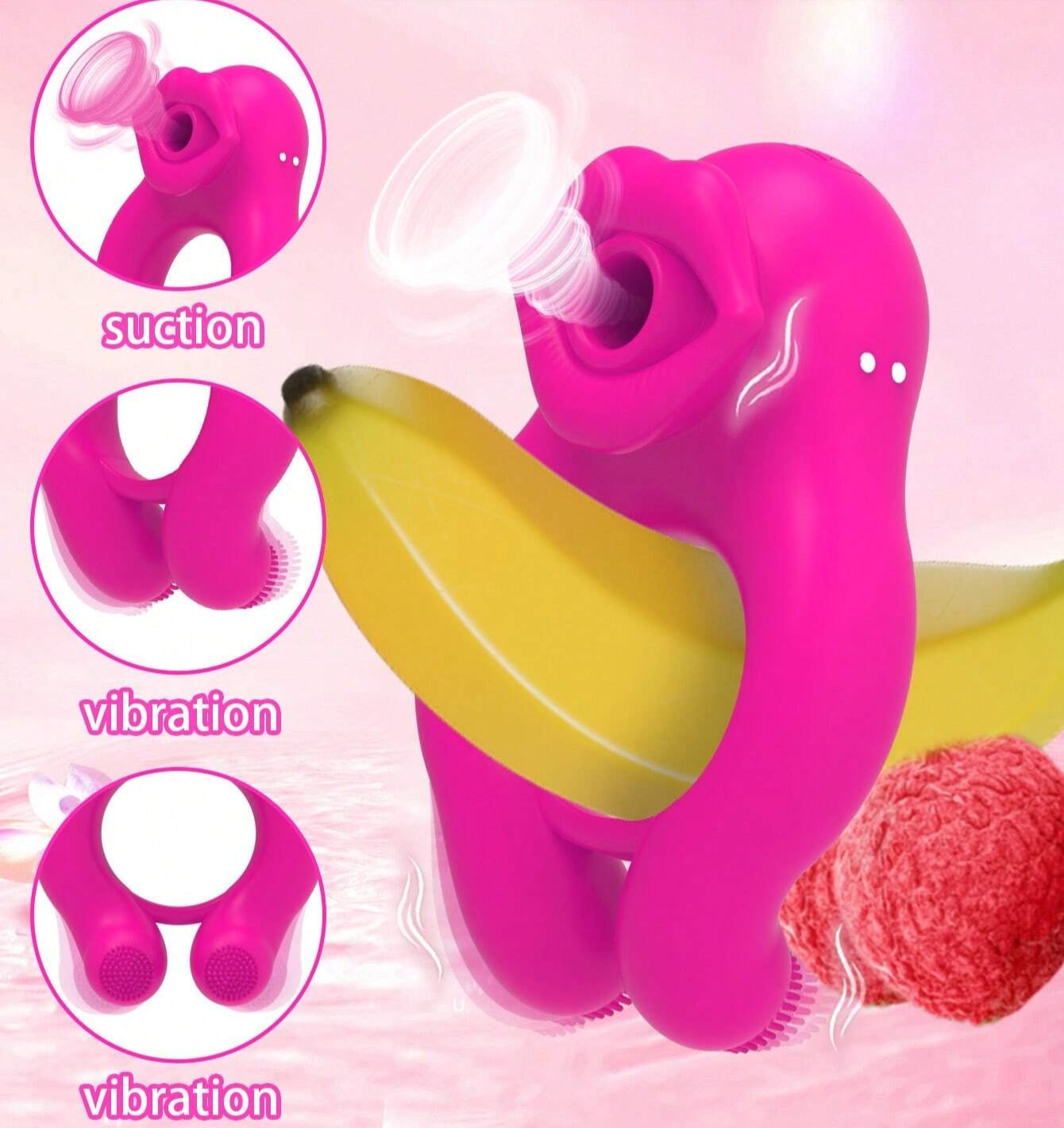 Loopra - Vibe Ring for Couples with External Suction