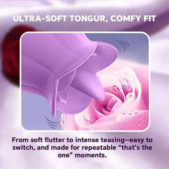 Oral-Like Sensation Combo – Amora Rose + MLEM Tongue-Style Massager