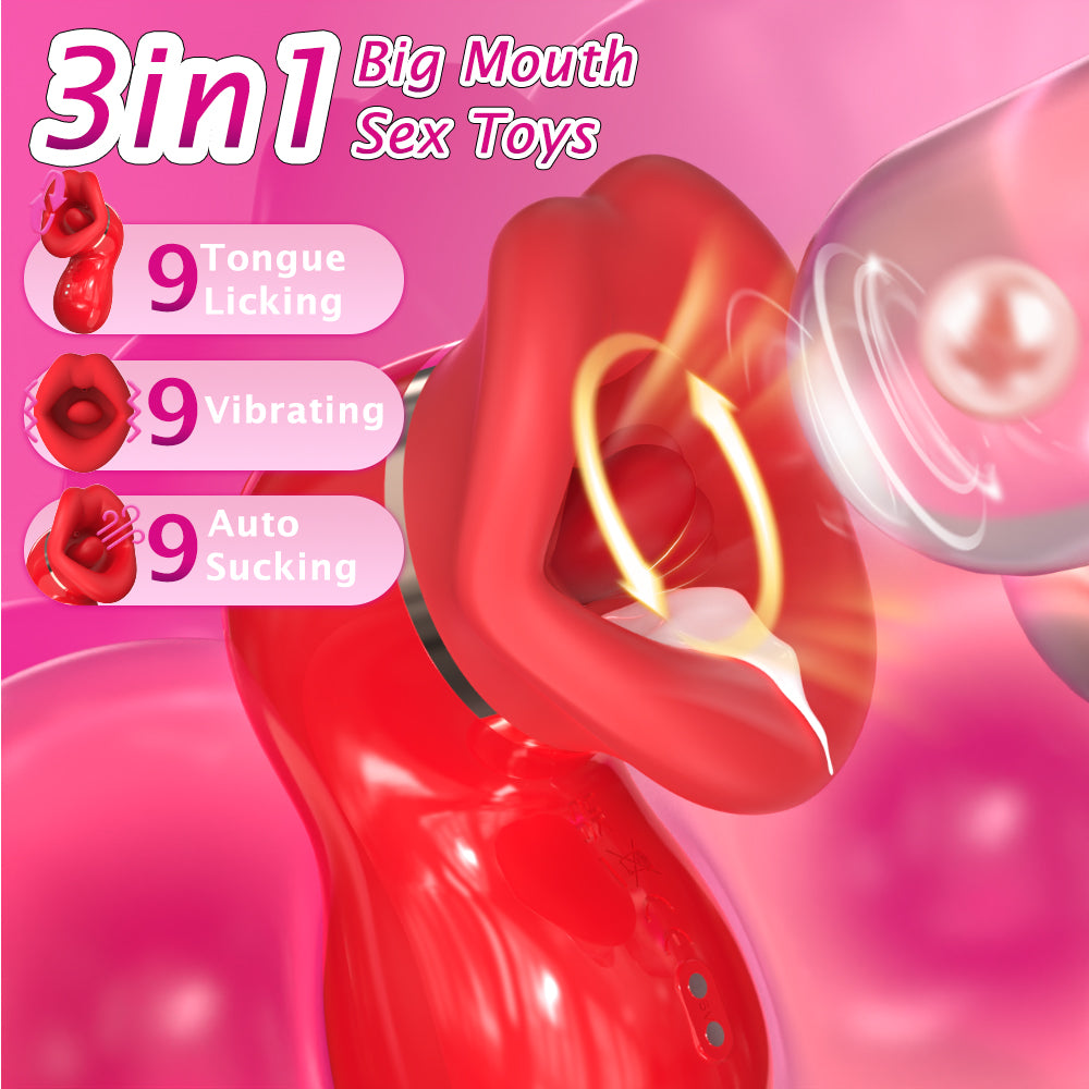 LushMouth Rotating Tongue Suction Massager for Dual