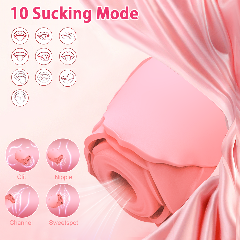 Amora - Rose Intimate Suction Toy Waterproof Pleasure