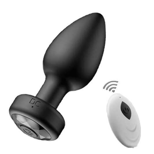 Unity - 10-Speed Vibe Remote Controlled Silicone Butt Plug - vibrating butt plug featuring app controlled, remote control, wa