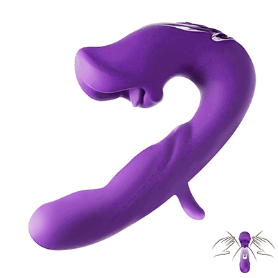 PulseWave 3-in-1 Rabbit Massager with Tongue-Style Motion