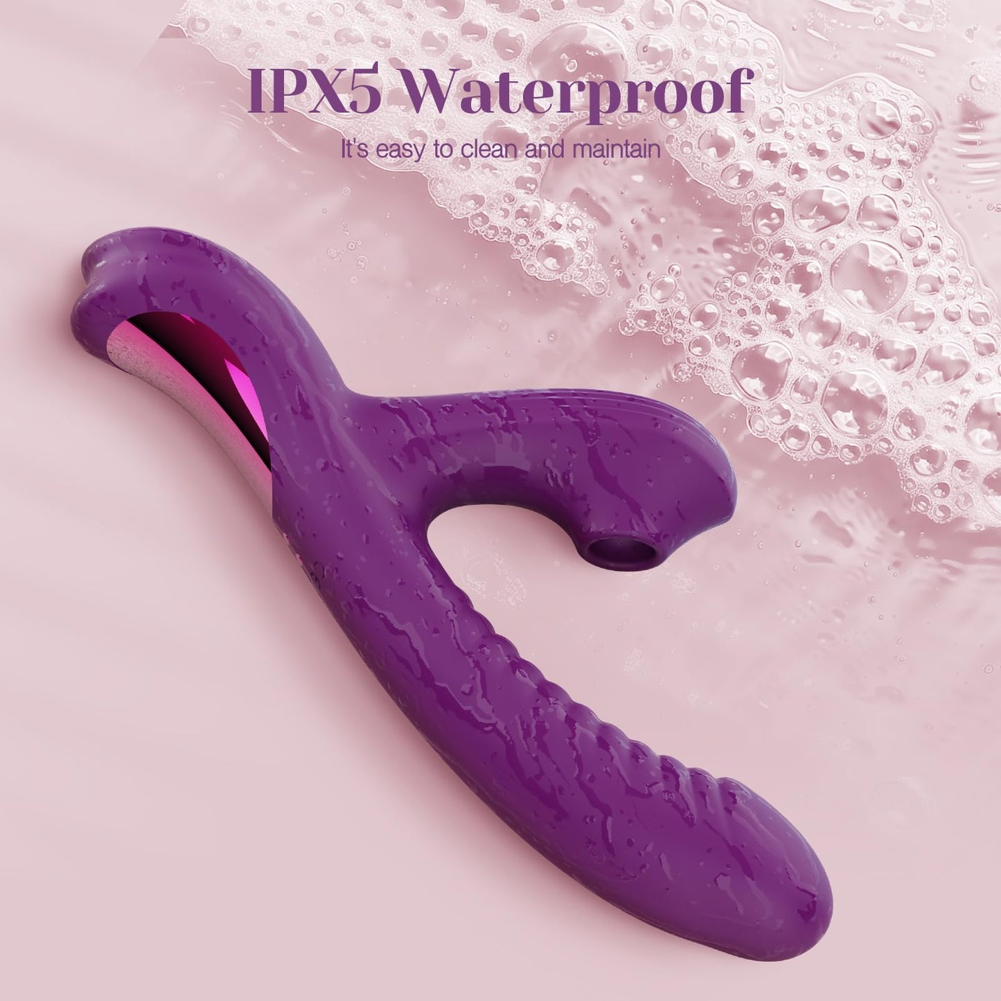 Duolure - Rabbit Massager with Suction & Come-Hither Motion