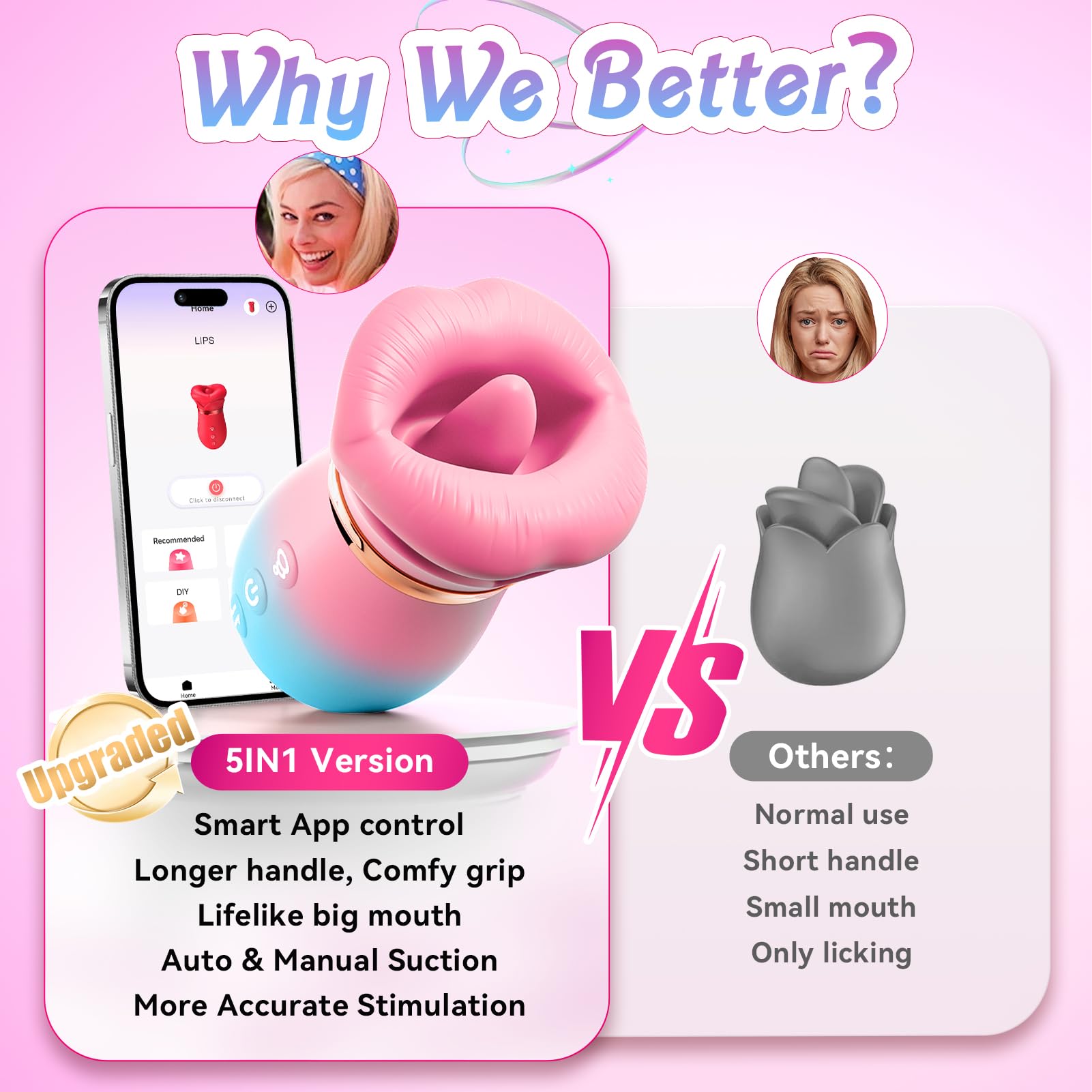 All-Over Arousal Duo - Realistic Tongue-Feel Massager