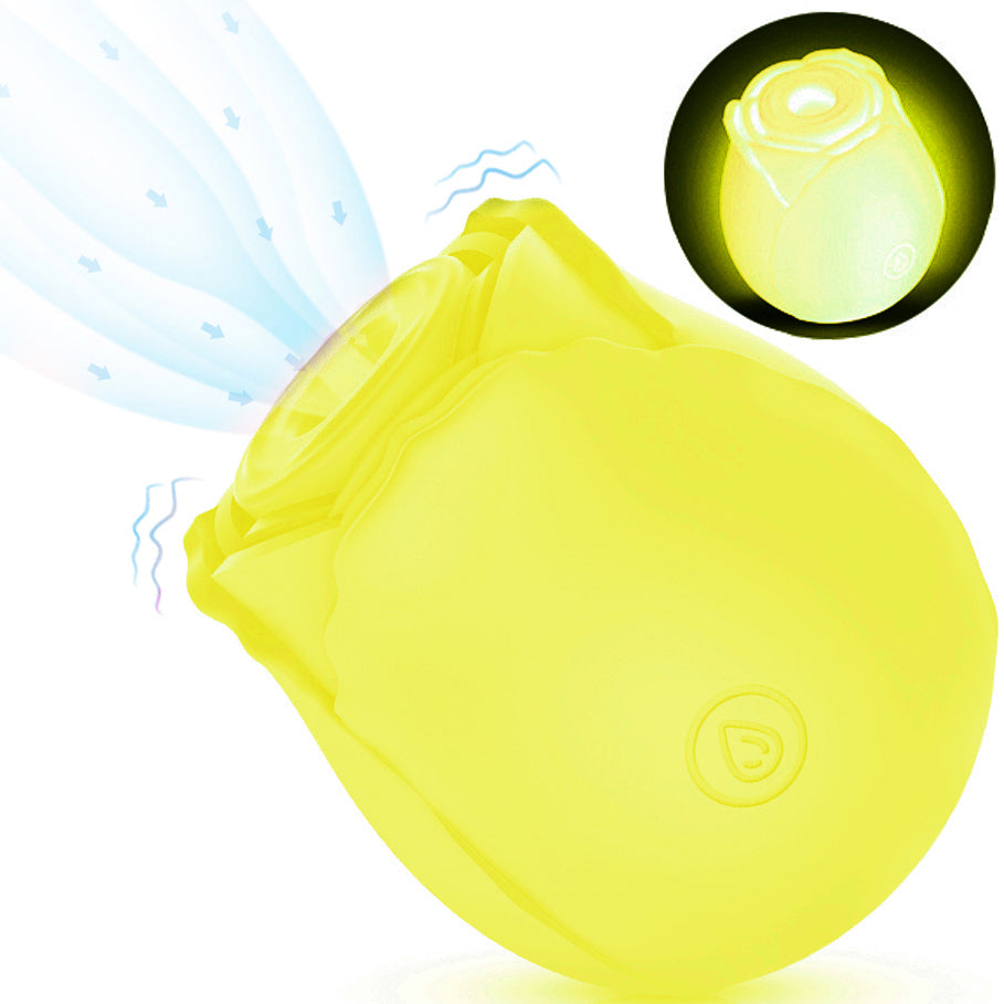 MintGlow - Luminous Original Rose Suction Toy