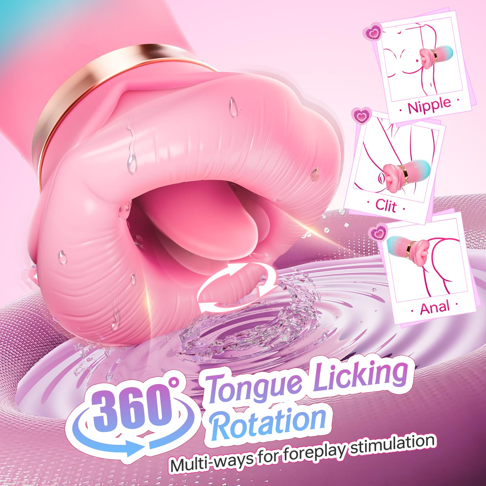 KissMaster - App-Controlled Tongue & Suction Massager