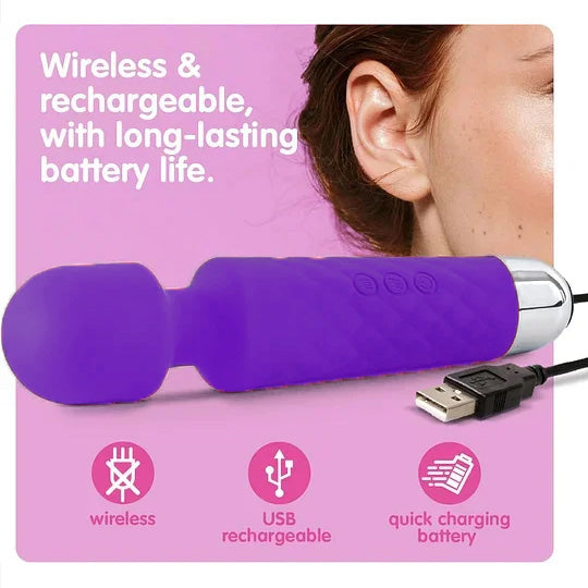 More Rumble Set - Mini Wand & External Couples Ring