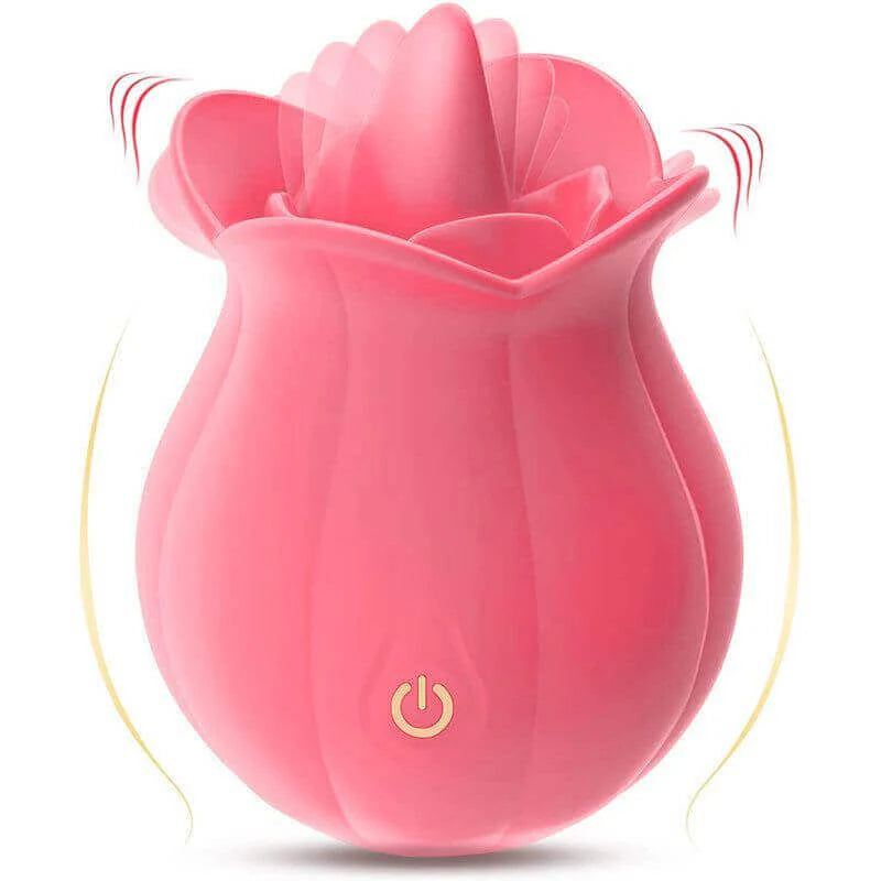 Mlem - 10 Speeds Purple Rose Tongue Massager