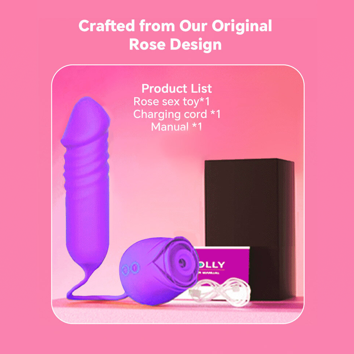 Purple Rose 2026 Upgraded Rose Suction G-Zone Massager